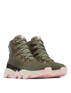 Sorel Kinetic Impact Conquest Waterproof Sneaker Boot - Stone Green/Chalk -Outlet Elevate Activewear Store sorel kinetic impact conquest waterproof sneaker boot stone green chalk 2058691 397 2