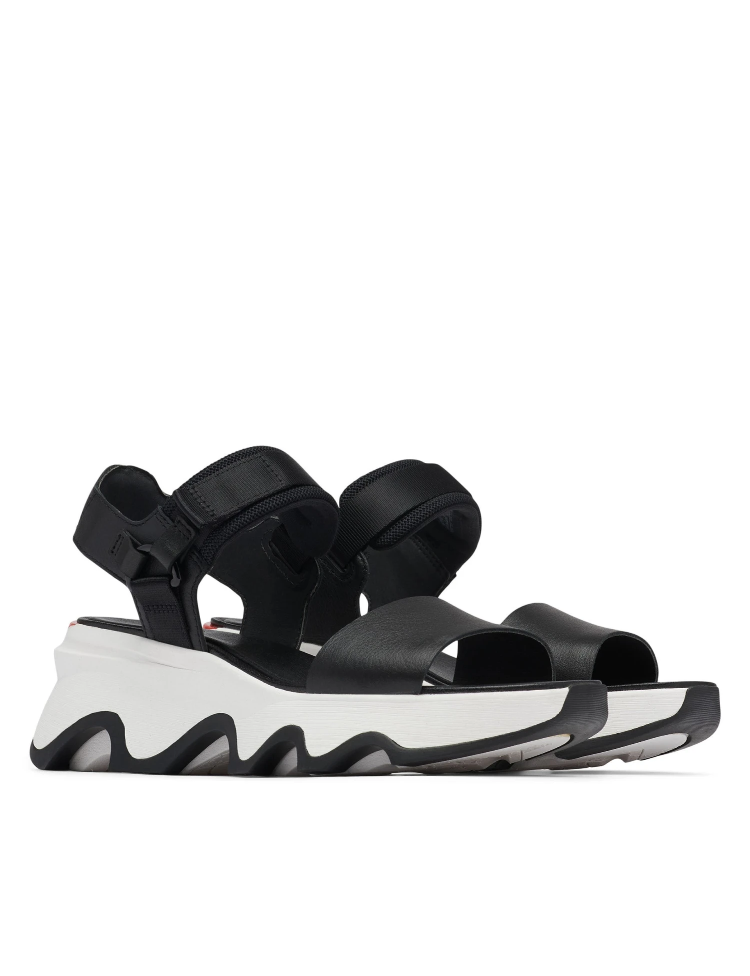 Sorel Kinetic Impact Y-Strap High Sandal - Black/Sea Salt 5 Sorel Kinetic Impact Y-Strap High Sandal - Black/Sea Salt - Image 5