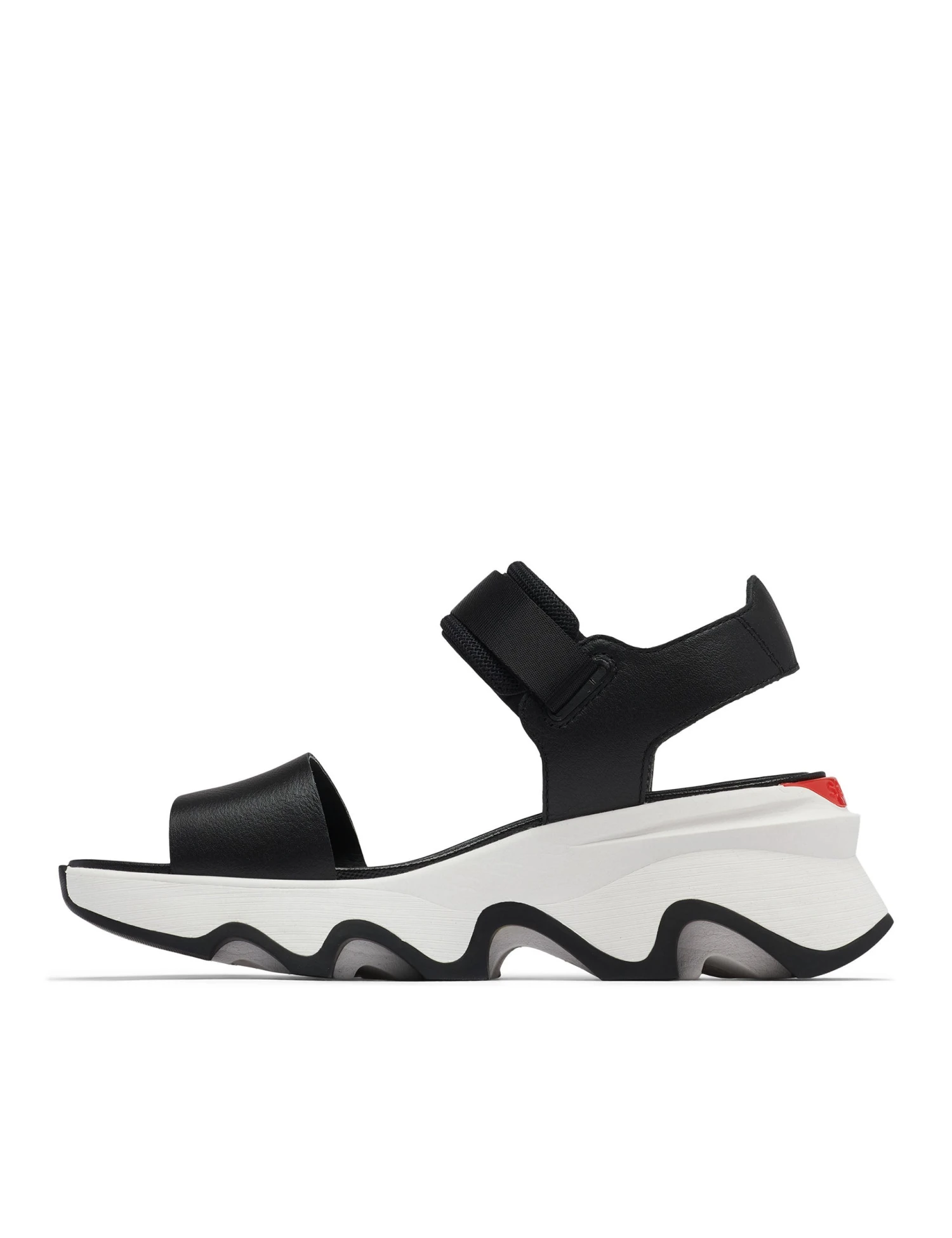 Sorel Kinetic Impact Y-Strap High Sandal - Black/Sea Salt 2 Sorel Kinetic Impact Y-Strap High Sandal - Black/Sea Salt - Image 2