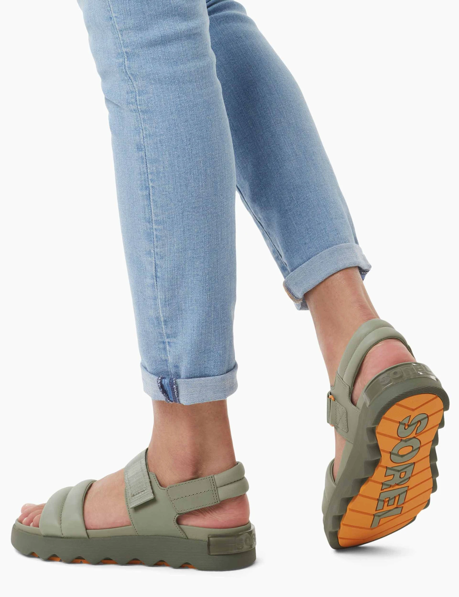 Sorel Viibe Sandal - Safari/Stone Green 6 Sorel Viibe Sandal - Safari/Stone Green - Image 6