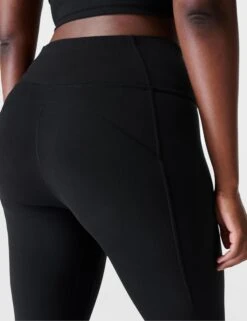 Sweaty Betty Super Soft Yoga Leggings - Black -Outlet Elevate Activewear Store super soft yoga leggings black sb6916 4