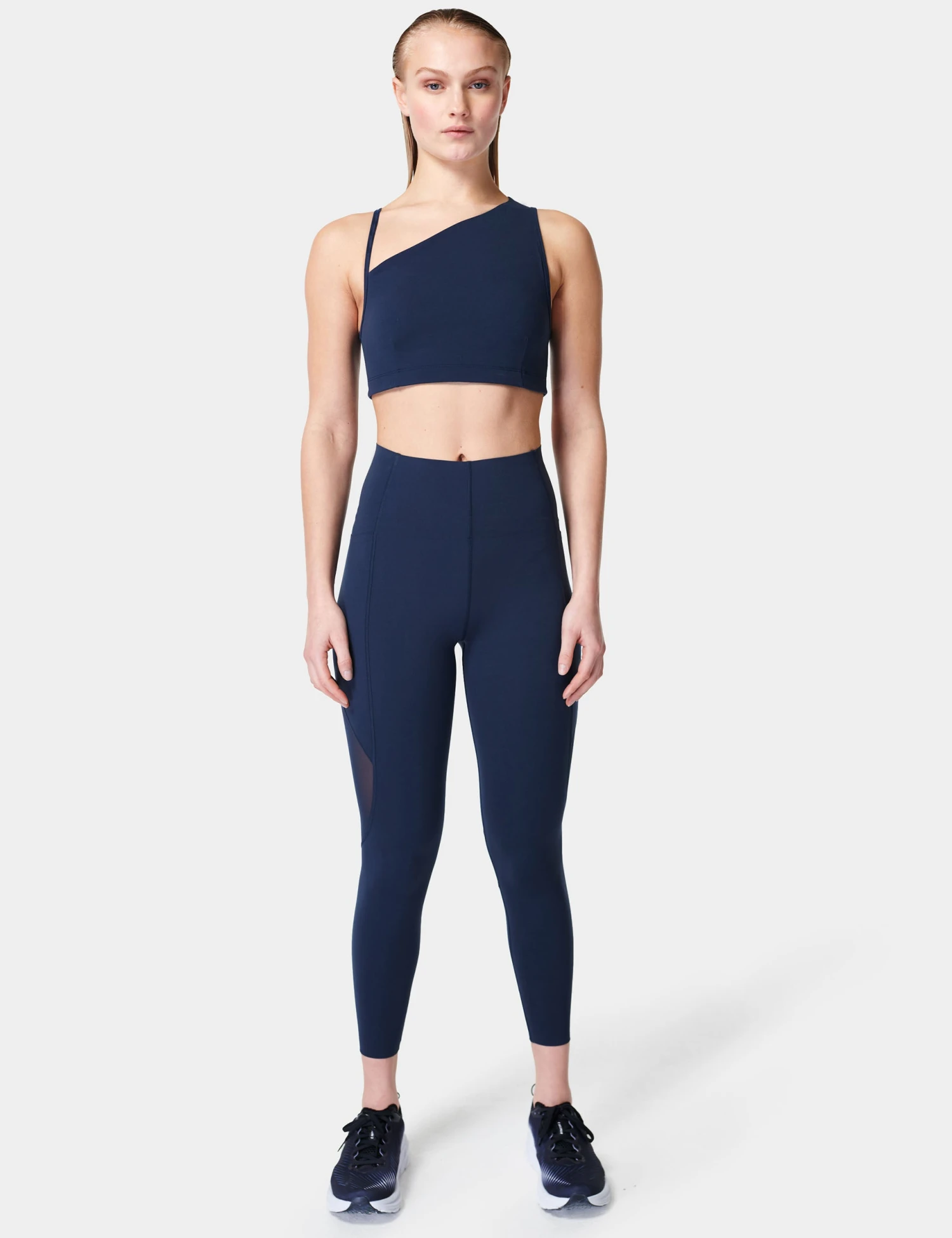 Sweaty Betty Aerial Power UltraSculpt High Waisted Leggings - Navy Blue 5 Sweaty Betty Aerial Power UltraSculpt High Waisted Leggings - Navy Blue - Image 5
