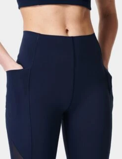 Sweaty Betty Aerial Power UltraSculpt High Waisted Leggings - Navy Blue 10 Sweaty Betty Aerial Power UltraSculpt High Waisted Leggings - Navy Blue -Outlet Elevate Activewear Store sweaty betty aerial power ultrasculpt hw leggings navy blue sb8386 5
