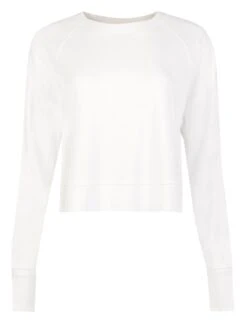 Sweaty Betty After Class Crop Sweatshirt - Lily White 11 Sweaty Betty After Class Crop Sweatshirt - Lily White -Outlet Elevate Activewear Store sweaty betty after class crop sweatshirt lily white sb5622c 5