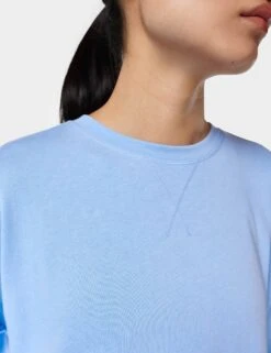 Sweaty Betty After Class Longline Sweatshirt - Filter Blue -Outlet Elevate Activewear Store sweaty betty after class longline sweatshirt filter blue sb8985 3
