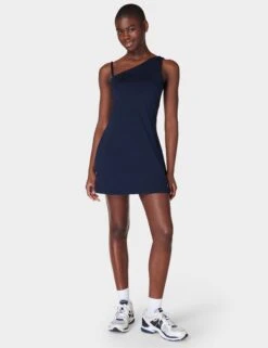 Sweaty Betty All Round Asymmetric Dress - Navy Blue -Outlet Elevate Activewear Store sweaty betty all round asymmetric dress navy blue sb9840 11