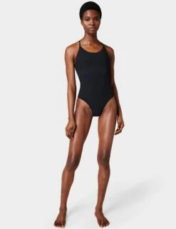 Sweaty Betty Aqua Xtra Life Performance Swimsuit - Black A -Outlet Elevate Activewear Store sweaty betty aqua xtra life performance swimsuit black a sb8258 7