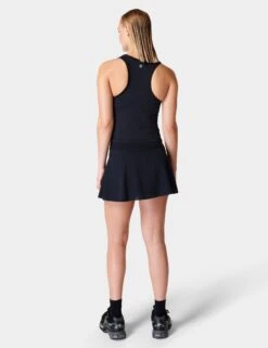 Sweaty Betty Athlete Crop Seamless Gym Vest - Black -Outlet Elevate Activewear Store sweaty betty athlete crop seamless gym vest black sb6545c 2