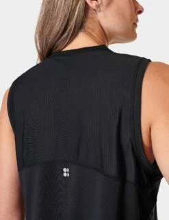 Sweaty Betty Breathe Easy Crop Muscle Vest - Black -Outlet Elevate Activewear Store sweaty betty breathe easy crop muscle vest black sb9083 2