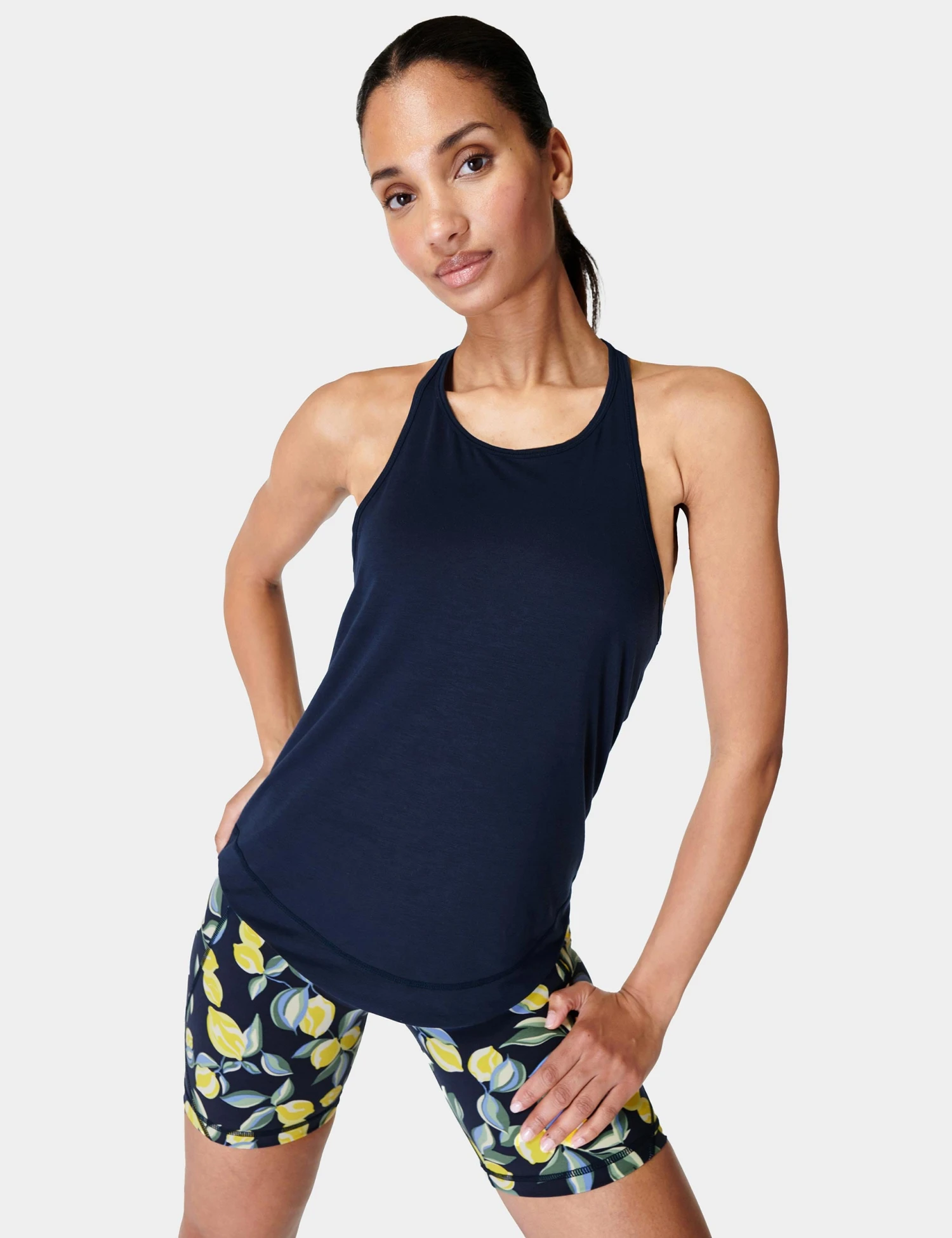 Sweaty Betty Breathe Easy Run Vest - Navy Blue 1 Sweaty Betty Breathe Easy Run Vest - Navy Blue