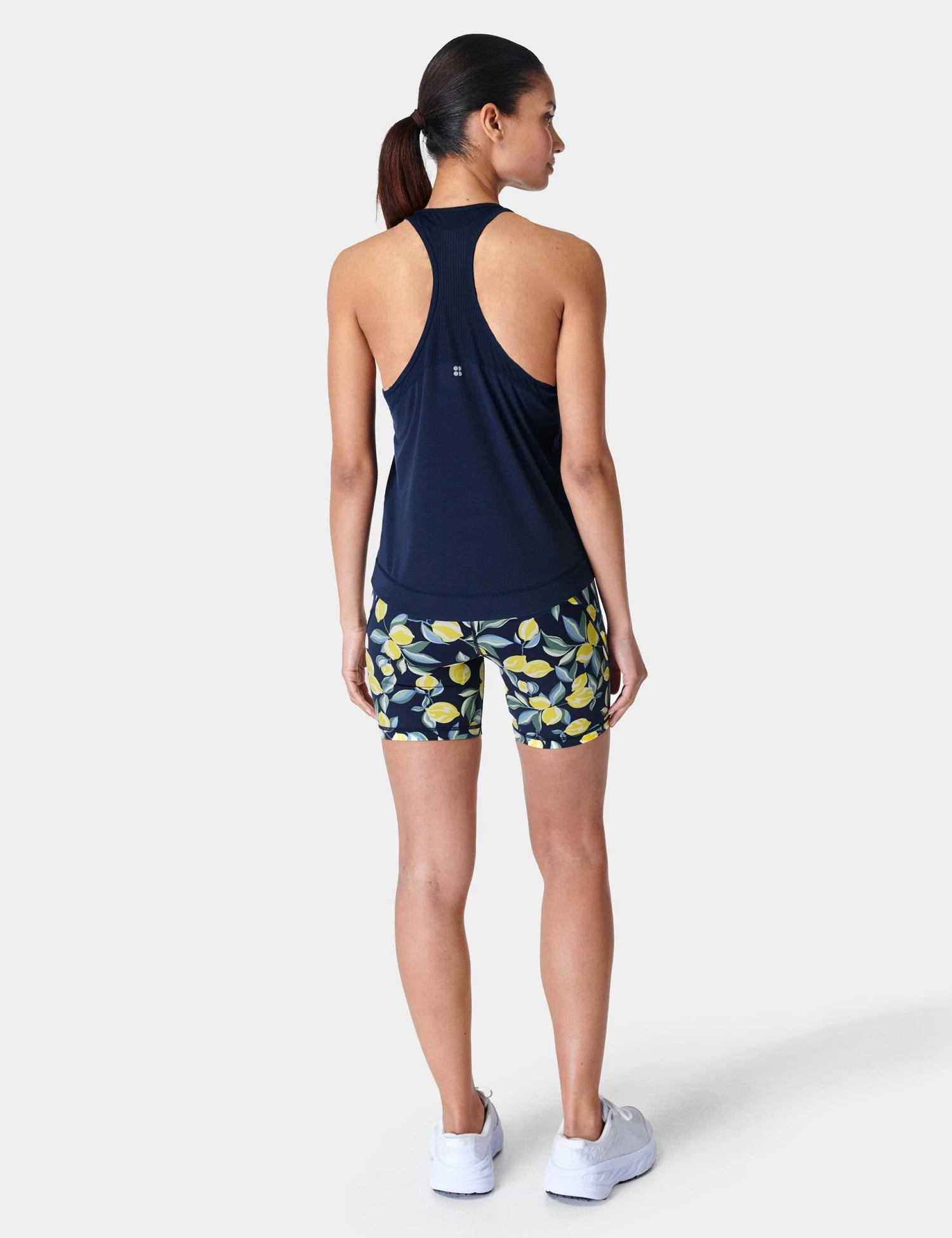 Sweaty Betty Breathe Easy Run Vest - Navy Blue 2 Sweaty Betty Breathe Easy Run Vest - Navy Blue - Image 2