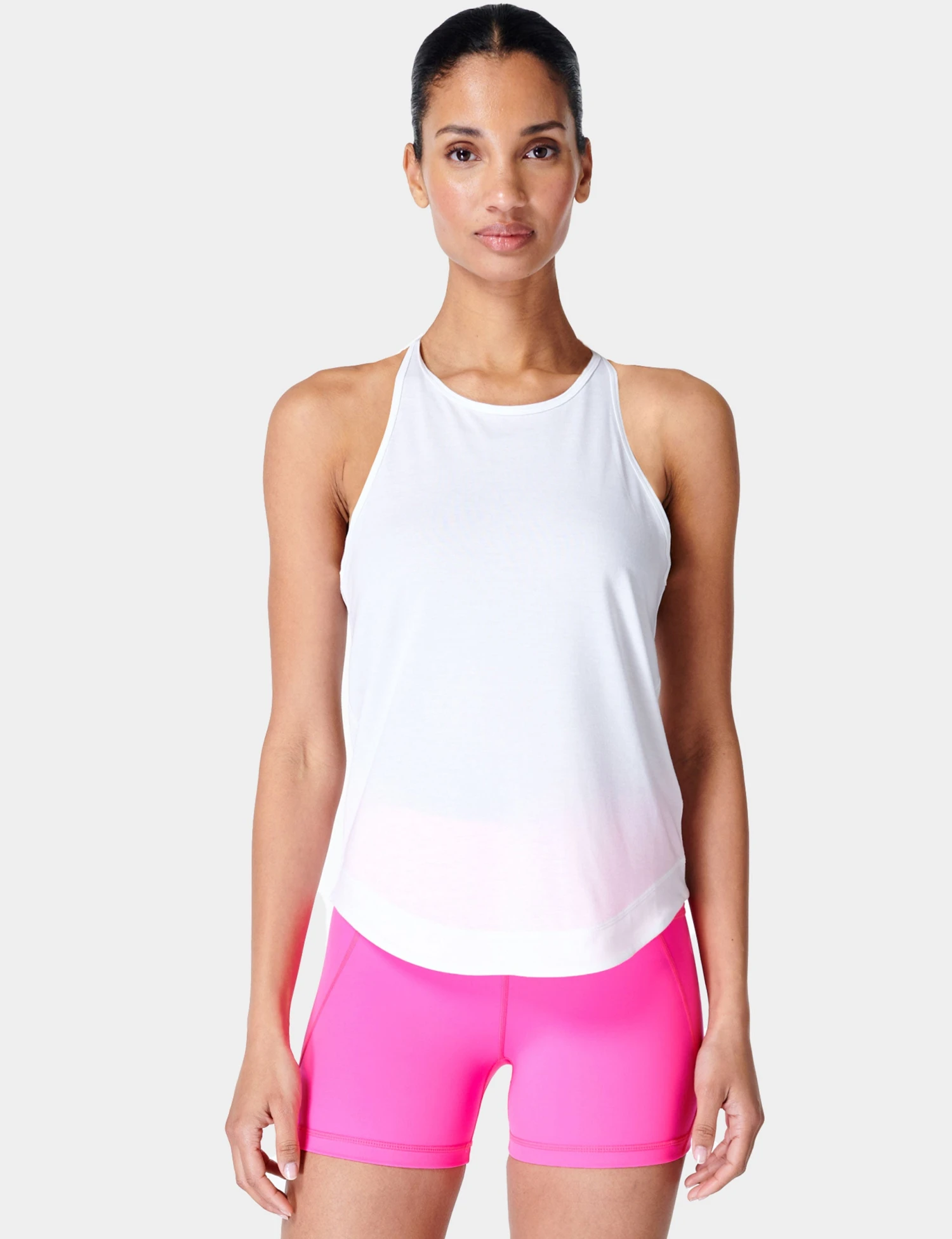 Sweaty Betty Breathe Easy Run Vest - White 1 Sweaty Betty Breathe Easy Run Vest - White