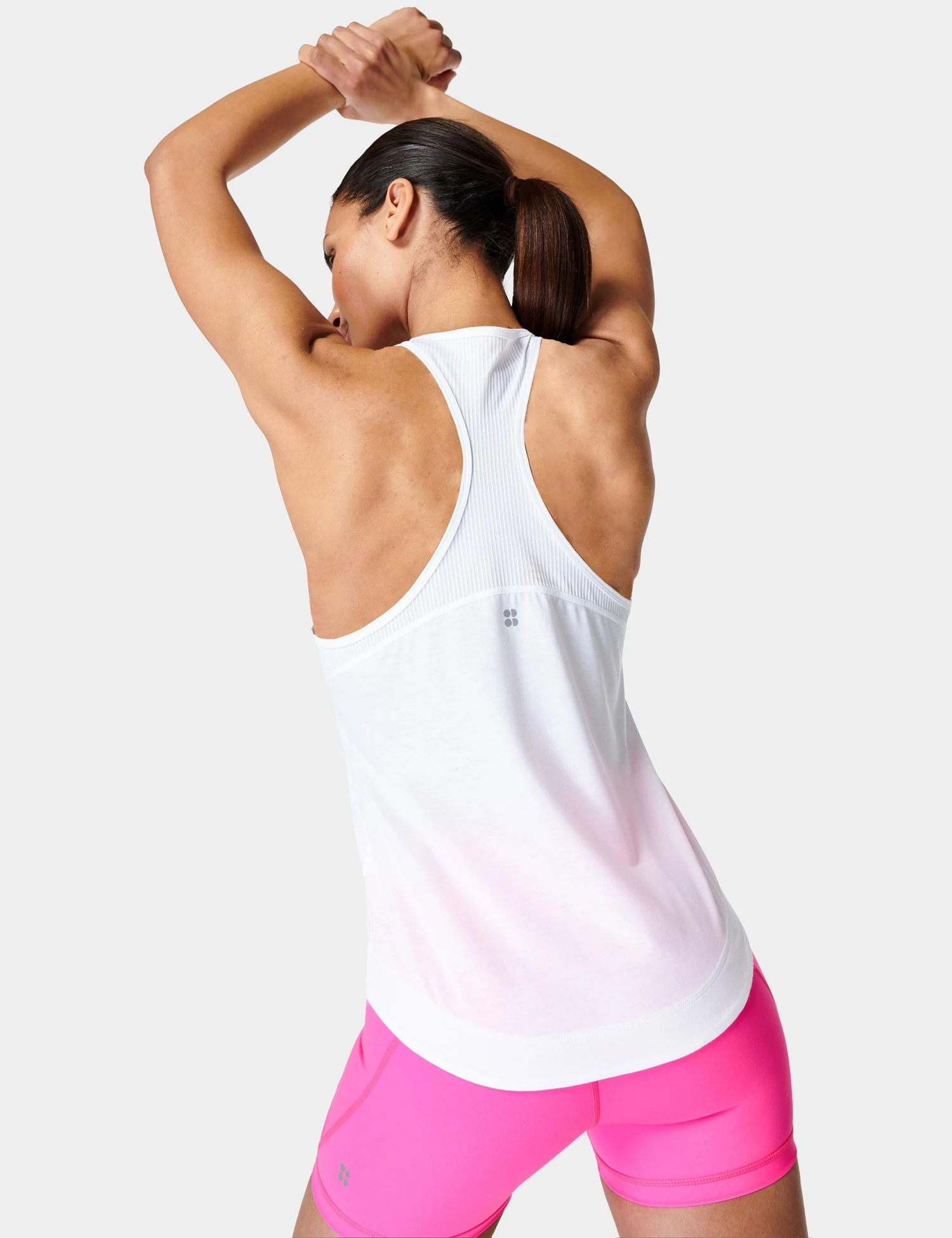 Sweaty Betty Breathe Easy Run Vest - White 2 Sweaty Betty Breathe Easy Run Vest - White - Image 2