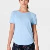Sweaty Betty Breathe Easy Running T-Shirt - Filter Blue
