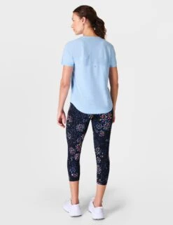 Sweaty Betty Breathe Easy Running T-Shirt - Filter Blue -Outlet Elevate Activewear Store sweaty betty breathe easy running t shirt filter blue sb9121 2