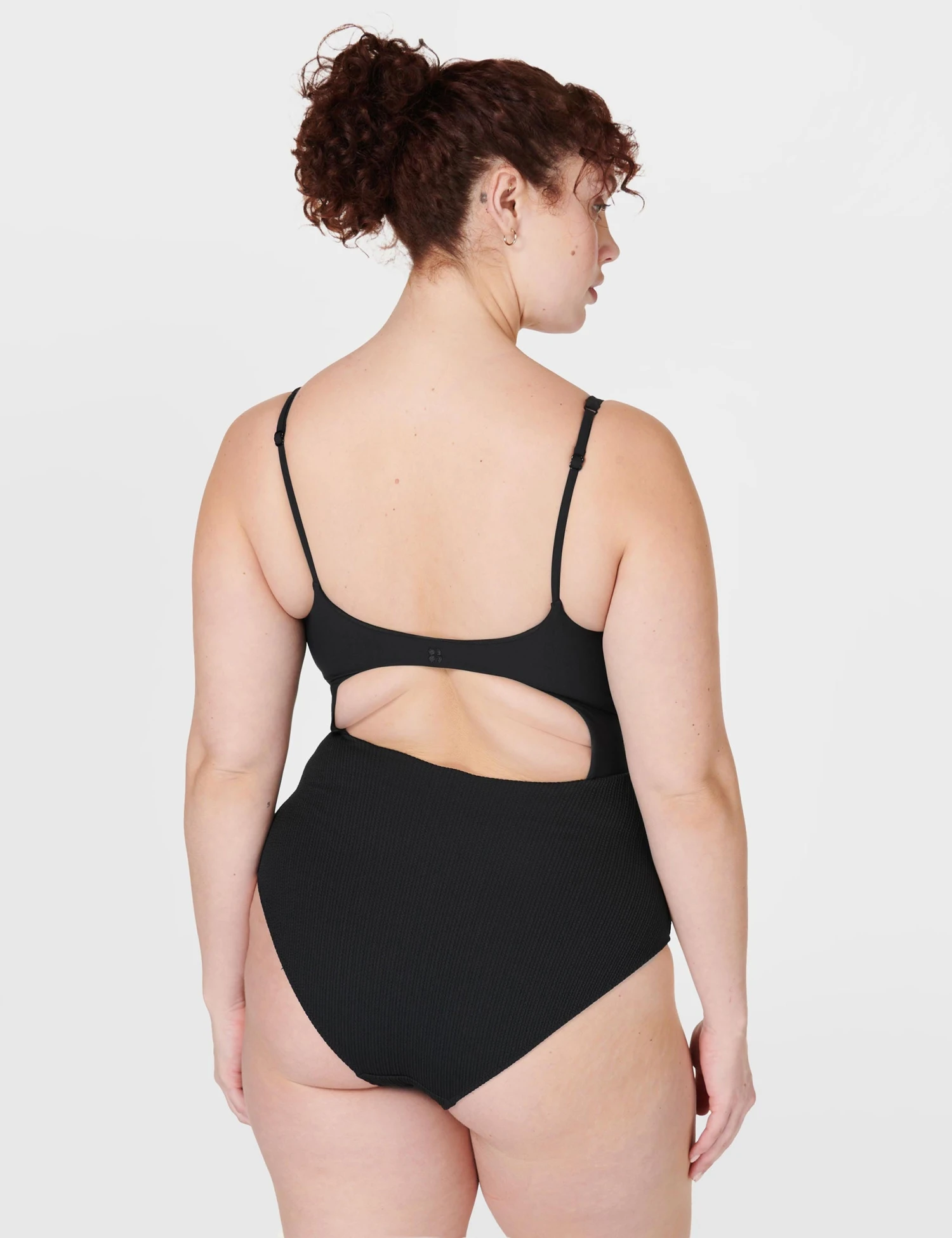 Sweaty Betty Capri Crinkled Scoop Neck Swimsuit - Black 2 Sweaty Betty Capri Crinkled Scoop Neck Swimsuit - Black - Image 2