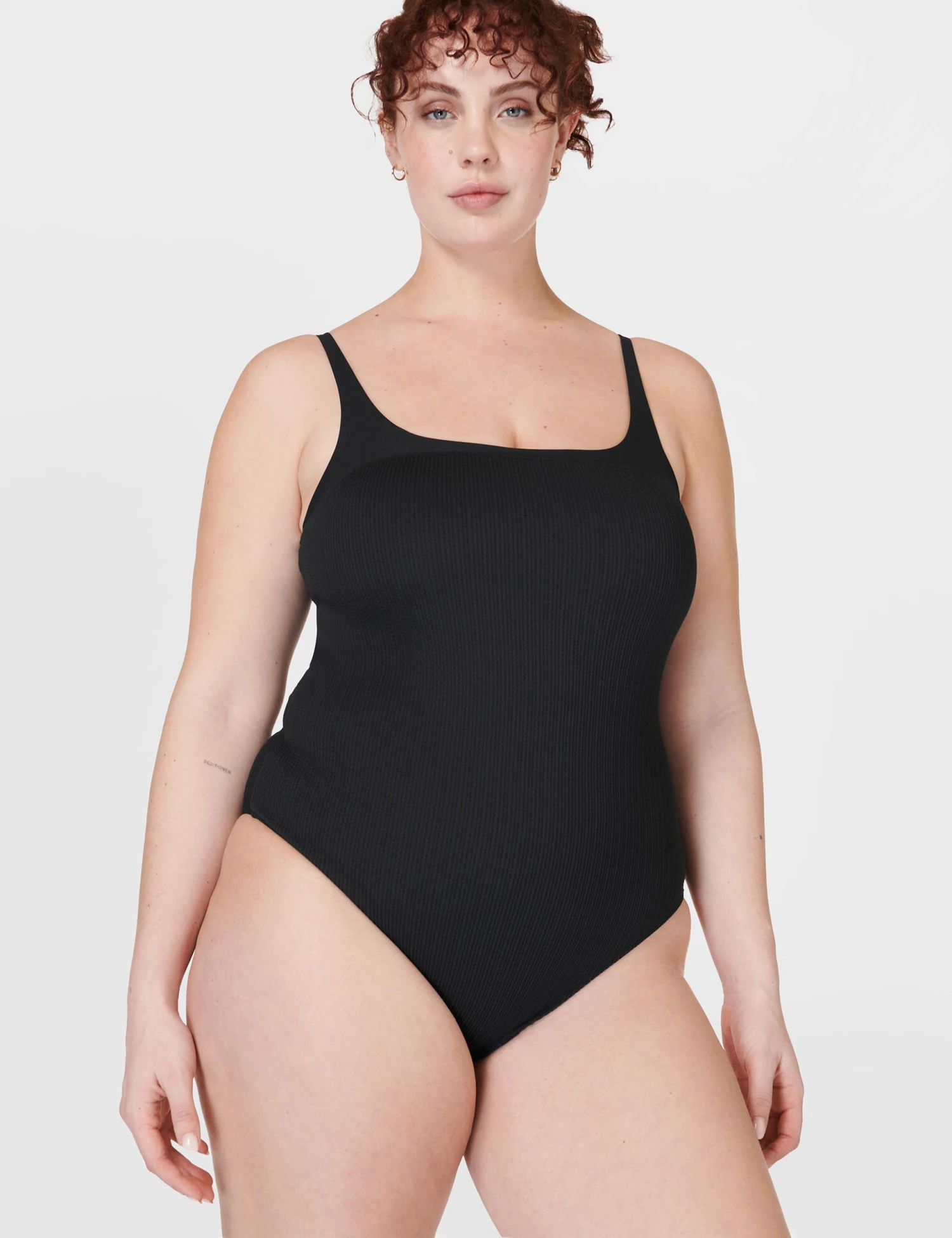 Sweaty Betty Capri Crinkled Scoop Neck Swimsuit - Black 5 Sweaty Betty Capri Crinkled Scoop Neck Swimsuit - Black - Image 5