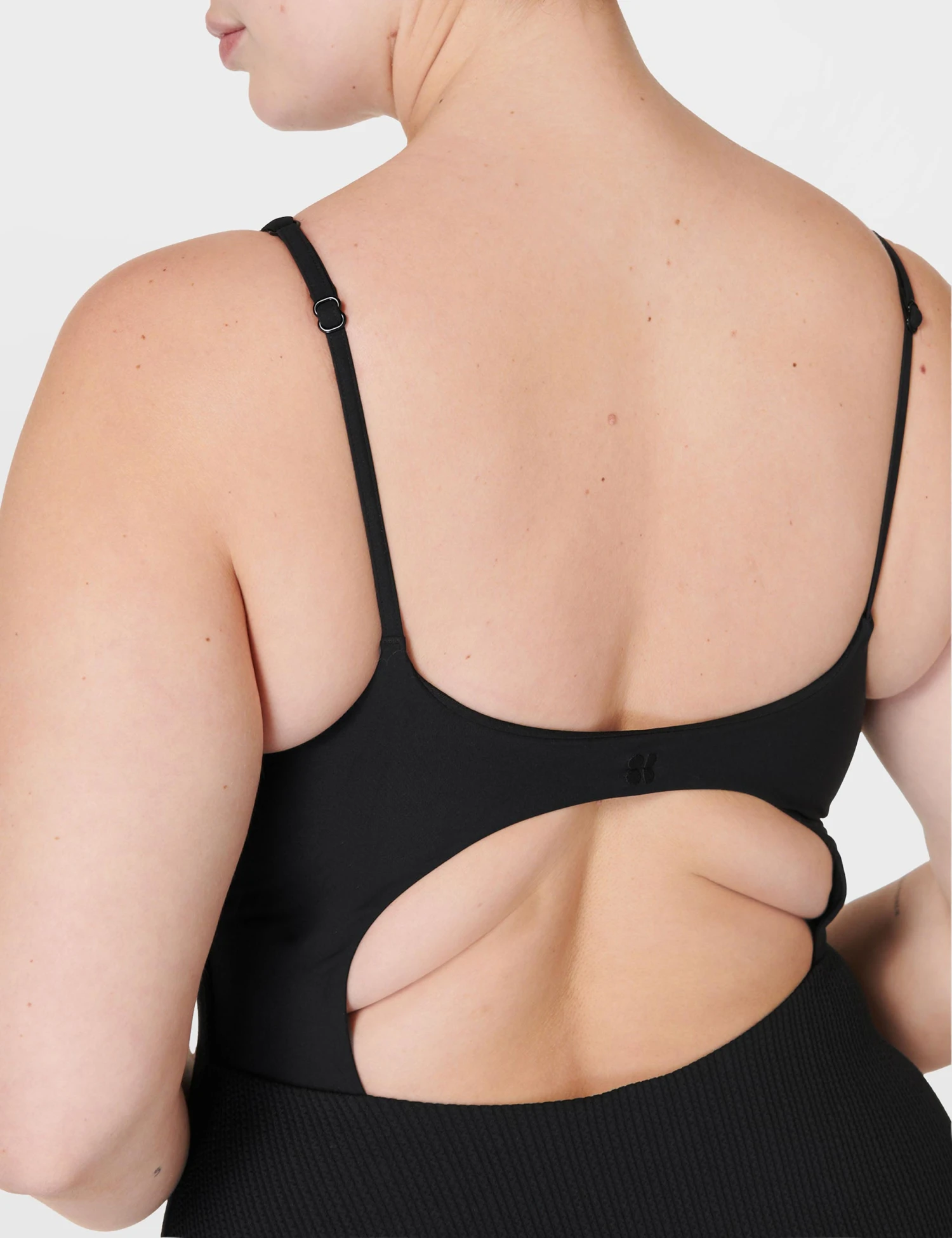 Sweaty Betty Capri Crinkled Scoop Neck Swimsuit - Black 4 Sweaty Betty Capri Crinkled Scoop Neck Swimsuit - Black - Image 4