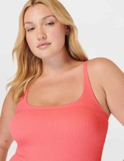 Sweaty Betty Capri Crinkled Scoop Neck Swimsuit - Coral Pink 6 Sweaty Betty Capri Crinkled Scoop Neck Swimsuit - Coral Pink -Outlet Elevate Activewear Store sweaty betty capri crinkled scoop neck swimsuit coral pink sb9817 2
