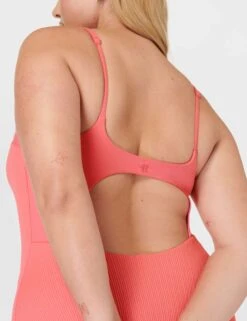 Sweaty Betty Capri Crinkled Scoop Neck Swimsuit - Coral Pink 7 Sweaty Betty Capri Crinkled Scoop Neck Swimsuit - Coral Pink -Outlet Elevate Activewear Store sweaty betty capri crinkled scoop neck swimsuit coral pink sb9817 3