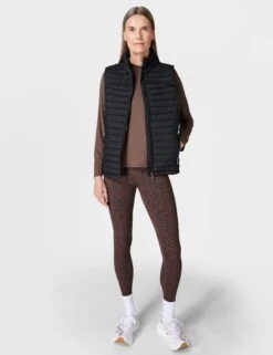 Sweaty Betty Drape Back Long Sleeve Top - Walnut Brown -Outlet Elevate Activewear Store sweaty betty drape back long sleeve top walnut brown sb9463 6