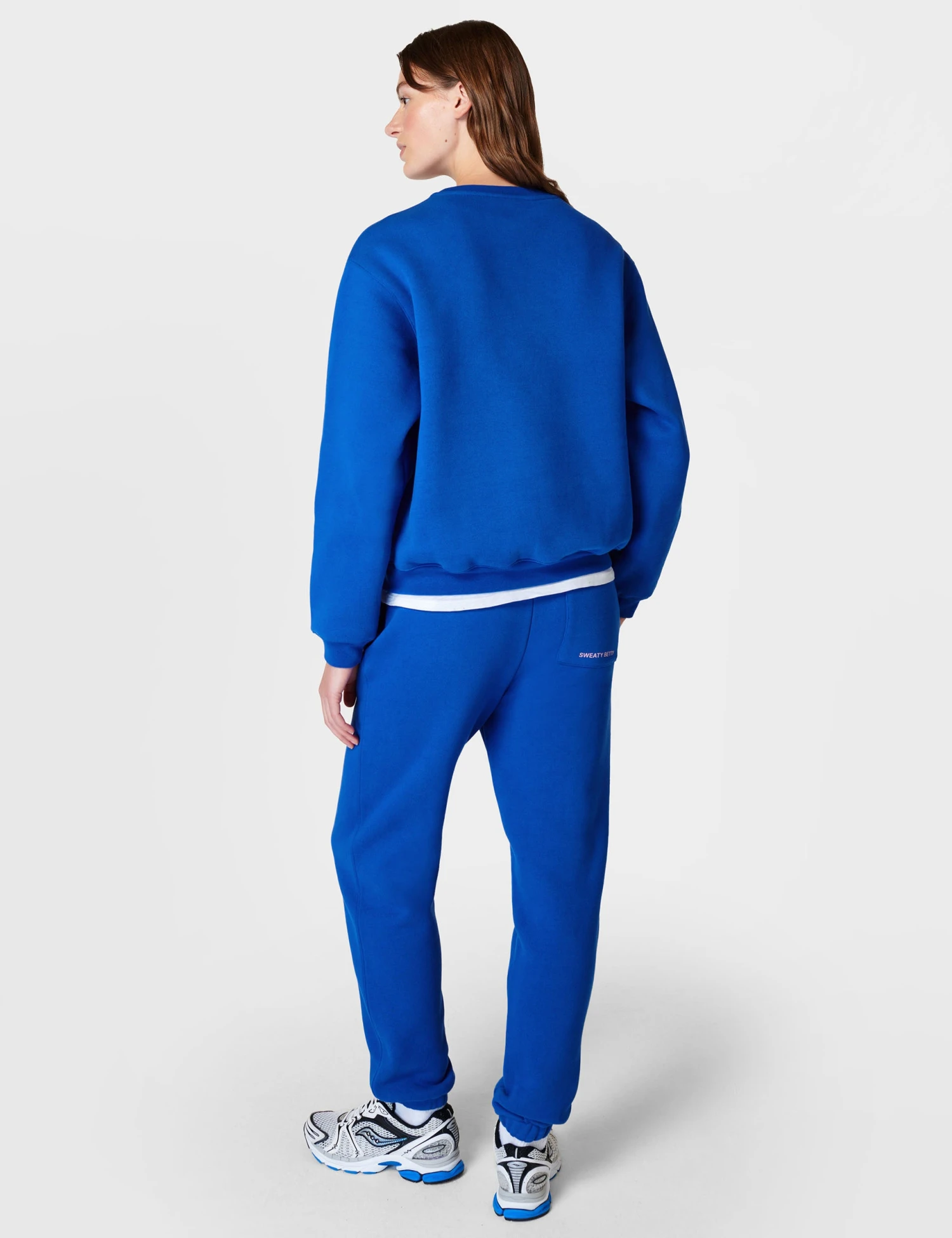 Sweaty Betty Elevated Sweatshirt - Lightning Blue 2 Sweaty Betty Elevated Sweatshirt - Lightning Blue - Image 2