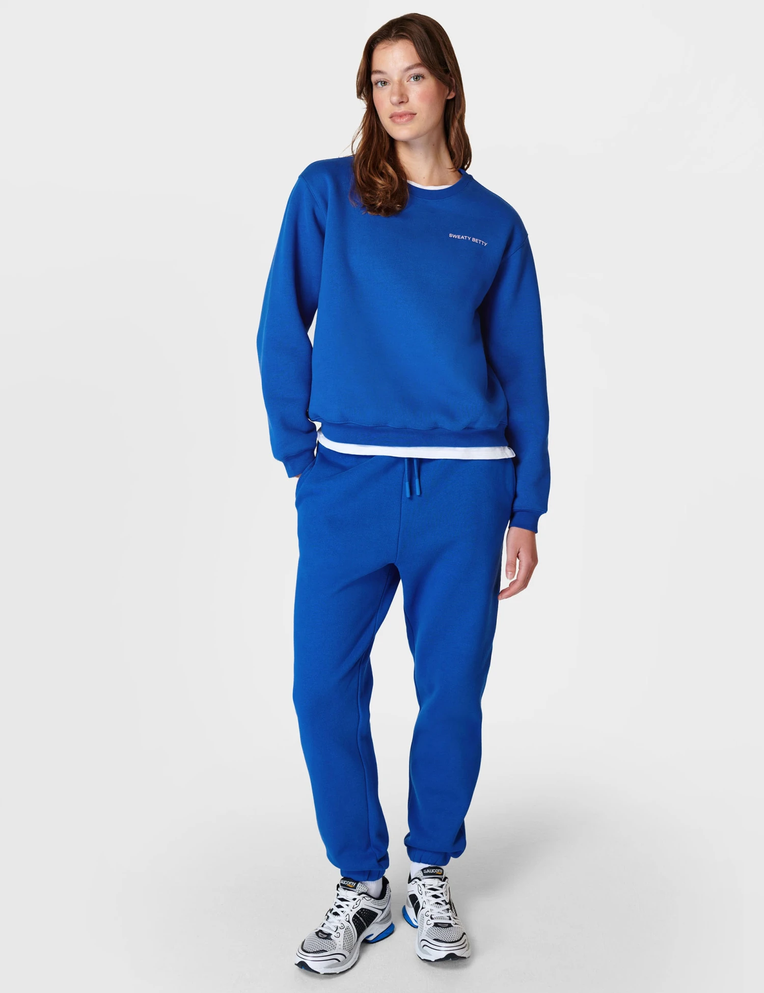Sweaty Betty Elevated Sweatshirt - Lightning Blue 4 Sweaty Betty Elevated Sweatshirt - Lightning Blue - Image 4