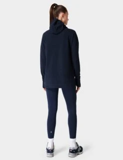 Sweaty Betty Escape Italian Fleece Hoody - Navy Blue -Outlet Elevate Activewear Store sweaty betty escape italian fleece hoody navy blue sb6426 6