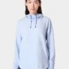 Sweaty Betty Escape Luxe Fleece Hoody - Breeze Blue