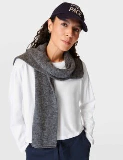 Sweaty Betty Essential Crop Long Sleeve T-Shirt - White -Outlet Elevate Activewear Store sweaty betty essential crop long sleeve t shirt white sb9689 2