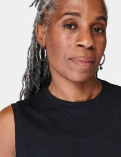 Sweaty Betty Essential Sleeveless Vest - Black -Outlet Elevate Activewear Store sweaty betty essential sleeveless vest black sb9699 4