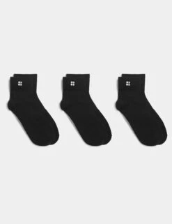 Sweaty Betty Essentials Mid 3 Pack - Black
