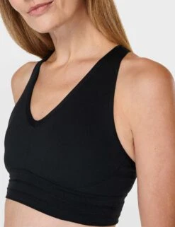 Sweaty Betty Gaia Yoga Bra - Black -Outlet Elevate Activewear Store sweaty betty gaia yoga bra black sb9612 6