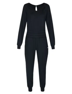 Sweaty Betty Gaia Yoga Long Sleeve Jumpsuit - Black 11 Sweaty Betty Gaia Yoga Long Sleeve Jumpsuit - Black -Outlet Elevate Activewear Store sweaty betty gaia yoga long sleeve jumpsuit black sb9727 2