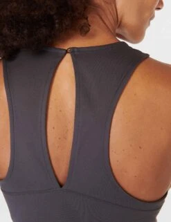 Sweaty Betty Gaia Performance Yoga Romper - Urban Grey -Outlet Elevate Activewear Store sweaty betty gaia yoga romper urban grey sb9839 6