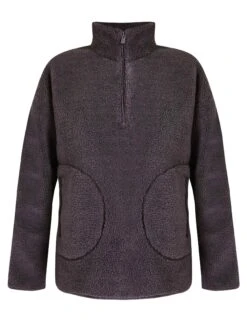 Sweaty Betty Plush Textured Half Zip - Urban Grey -Outlet Elevate Activewear Store sweaty betty plush textured half zip urban grey sb9535 6