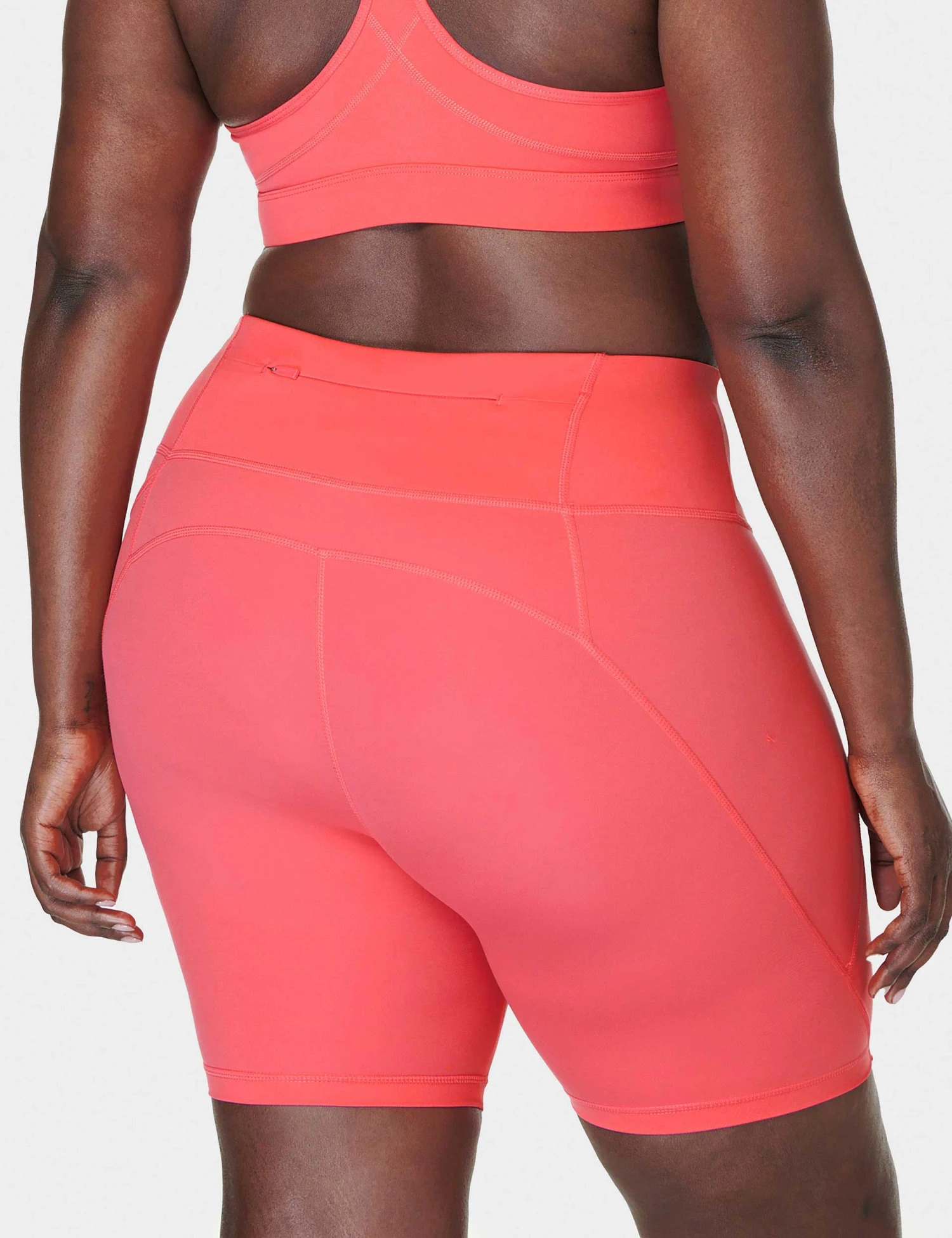 Sweaty Betty Power 6" Cycling Shorts - Coral Pink 2 Sweaty Betty Power 6" Cycling Shorts - Coral Pink - Image 2