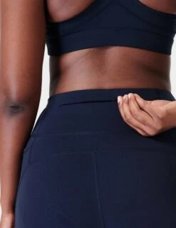 Sweaty Betty Power 6" Cycling Shorts - Navy Blue -Outlet Elevate Activewear Store sweaty betty power 6in cycling shorts navy blue sb4822p 7