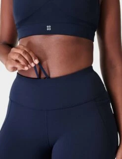 Sweaty Betty Power 6" Cycling Shorts - Navy Blue -Outlet Elevate Activewear Store sweaty betty power 6in cycling shorts navy blue sb4822p 8