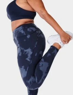 Sweaty Betty Power 7/8 Gym Leggings - Blue Fade Print 8 Sweaty Betty Power 7/8 Gym Leggings - Blue Fade Print -Outlet Elevate Activewear Store sweaty betty power 7 8 gym leggings blue fade print sb5400 2