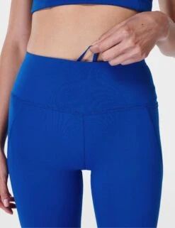 Sweaty Betty Power 7/8 Gym Leggings - Lightning Blue 9 Sweaty Betty Power 7/8 Gym Leggings - Lightning Blue -Outlet Elevate Activewear Store sweaty betty power 7 8 gym leggings lightning blue sb5400 4