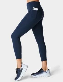 Sweaty Betty Power 7/8 Gym Leggings - Navy Blue