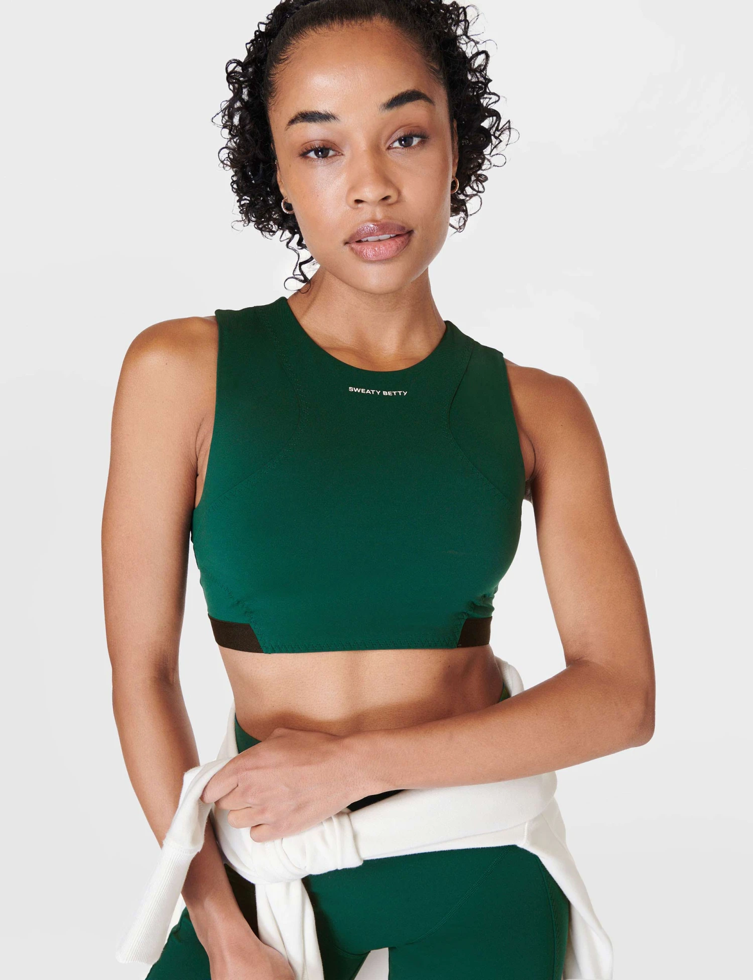 Sweaty Betty Power Advantage Bra Top - Retro Green 3 Sweaty Betty Power Advantage Bra Top - Retro Green - Image 3