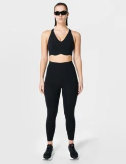 Sweaty Betty Power Contour Plunge Bra - Black -Outlet Elevate Activewear Store sweaty betty power contour plunge bra black sb8557 6