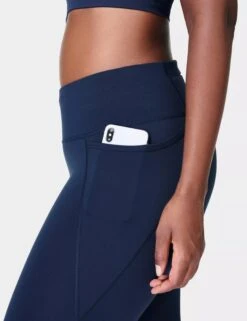 Sweaty Betty Power Gym Leggings - Navy Blue -Outlet Elevate Activewear Store sweaty betty power gym leggings navy blue sb5400 4