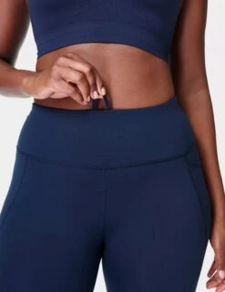 Sweaty Betty Power Gym Leggings - Navy Blue -Outlet Elevate Activewear Store sweaty betty power gym leggings navy blue sb5400 5