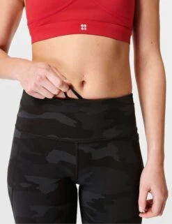 Sweaty Betty Power Gym Leggings - Ultra Black Camo Print -Outlet Elevate Activewear Store sweaty betty power gym leggings ultra black camo sb5400 5