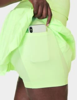 Sweaty Betty Power Match Point Pleat Tennis Skort - Matcha Green -Outlet Elevate Activewear Store sweaty betty power match point pleat tennis skort matcha green sb9290 7