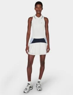 Sweaty Betty Power Match Point Tennis Vest - White -Outlet Elevate Activewear Store sweaty betty power match point tennis vest white sb9291 5