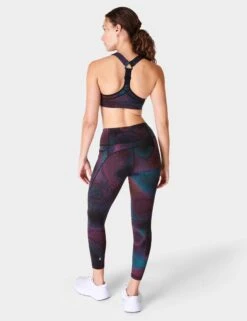 Sweaty Betty Power Medium Support Sports Bra - Black Radient Dot Print -Outlet Elevate Activewear Store sweaty betty power medium support sports bra black radient dot print sb8993 7